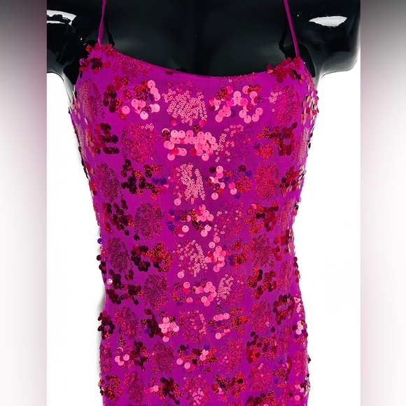 City Studio Dresses & Skirts - *NWT Fuchsia Sequin Dress